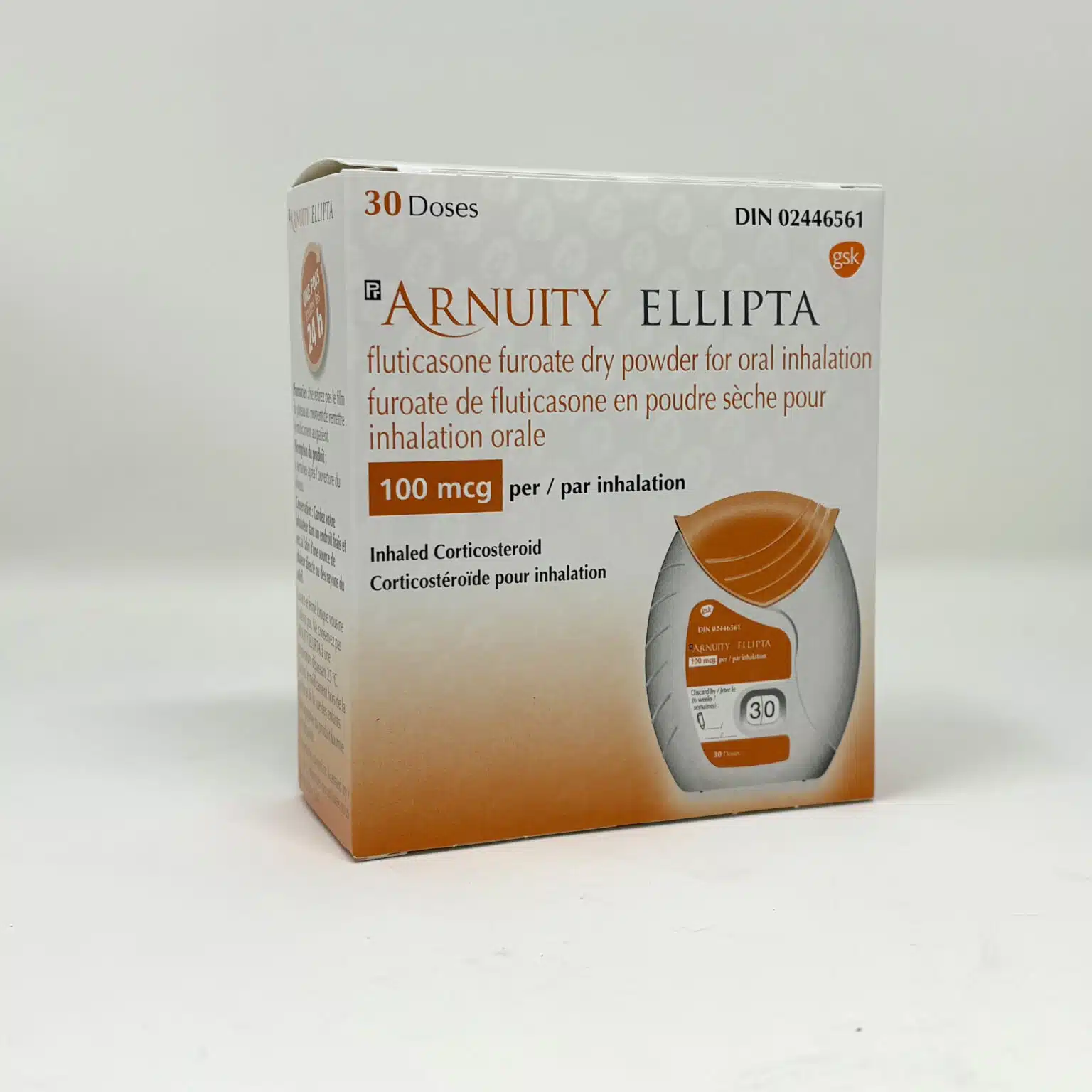 Arnuity Ellipta (Fluticasone Furoate) Inhaler Arnuity Ellipta (Fluticasone Furoate) Inhaler
