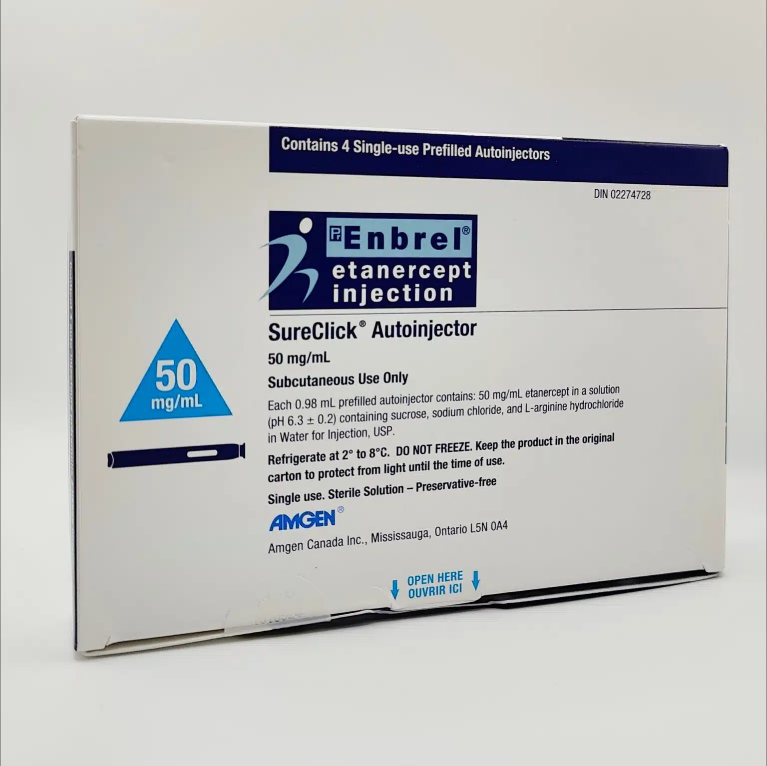 Enbrel® SureClick® (Etanercept) 50 mg Autoinjector Enbrel® SureClick® (Etanercept) 50 mg Autoinjector